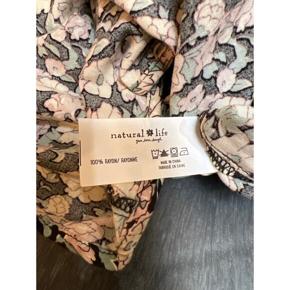 Natural Life Boho Floral Print Maxi Dress Women's Size XL Multicolor - Picture 4 of 4